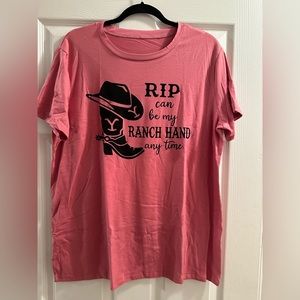 PINK WOMEN'S YELLOWSTONE RANCH HAND